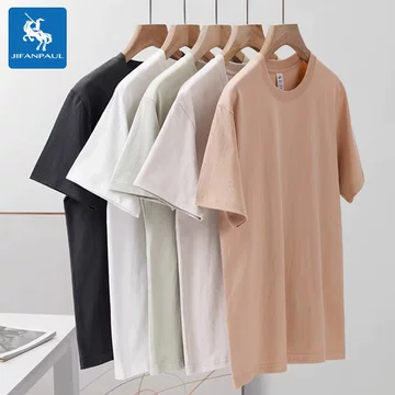 纯棉圆领短袖T恤